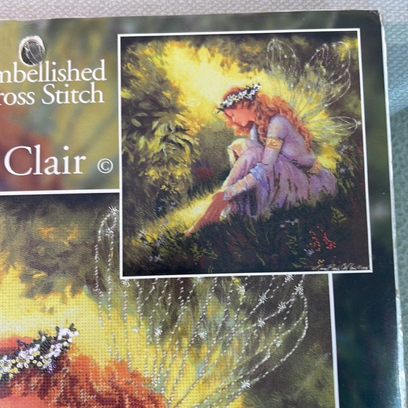 Candamar Designs Inc Mary Baxter St. Clair Garden of Dreams 50917 14 x14 Vintage - Picture 5 of 8